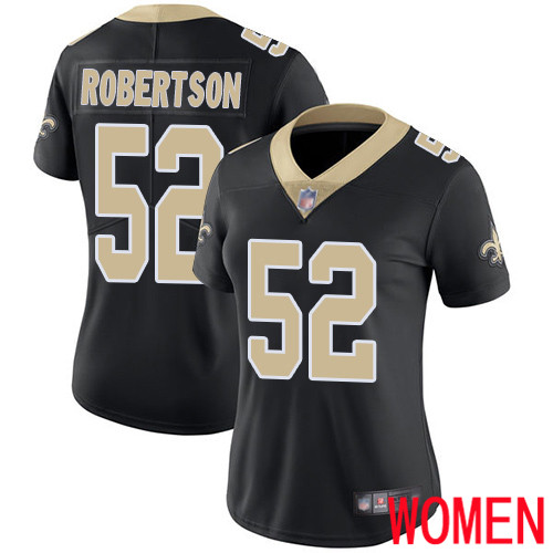 New Orleans Saints Limited Black Women Craig Robertson Home Jersey NFL Football 52 Vapor Untouchable Jersey